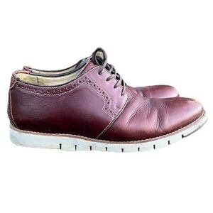 Johnston & Murphy Holden Mahogany Brown comfort casual dress oxford lace up